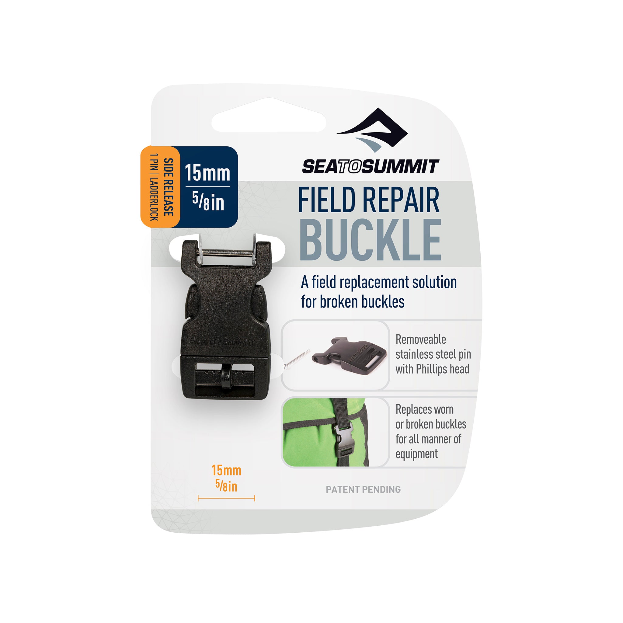 Side Release Field Repair Replacement Buckle